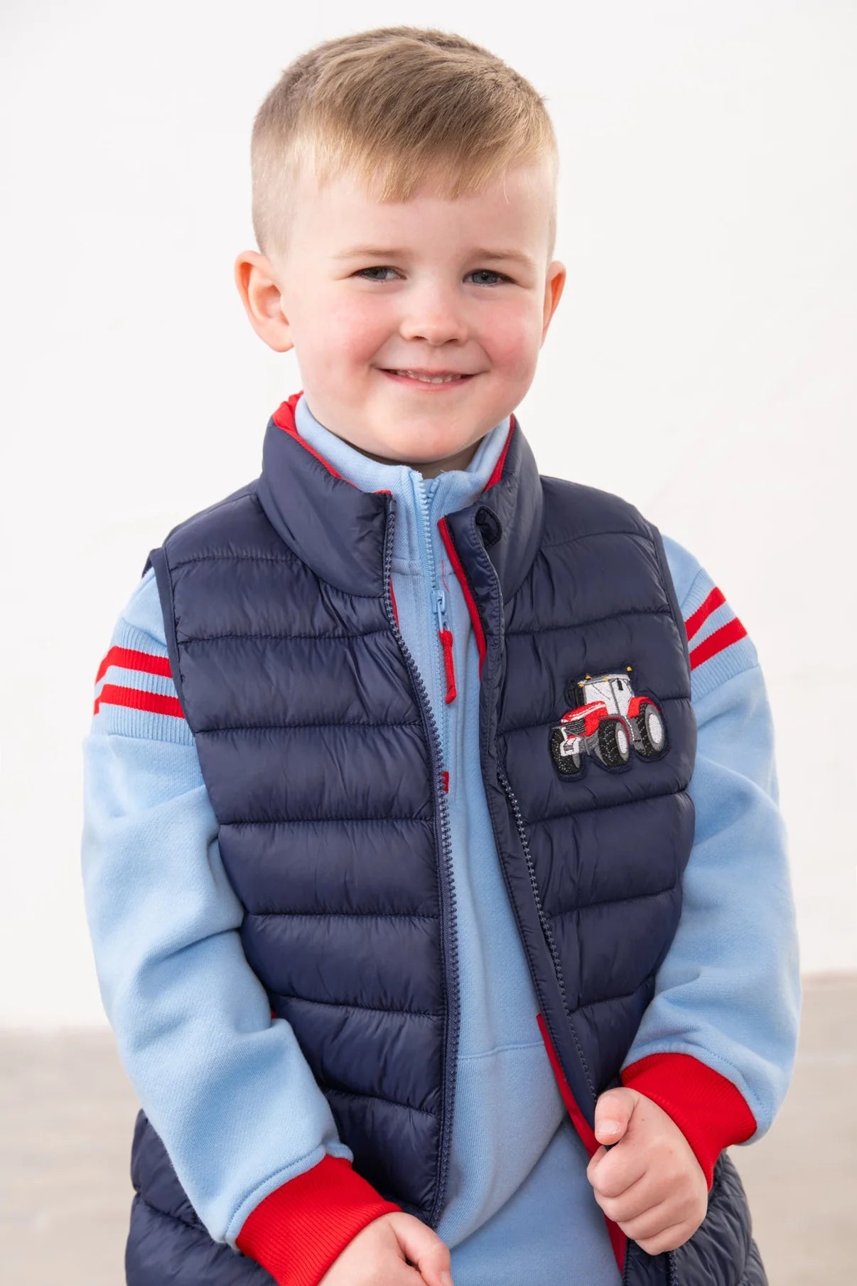 ABEL PADDED GILET - RED TRACTOR