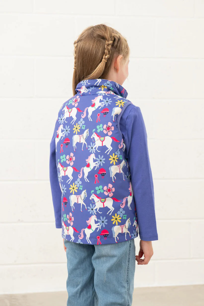 ALEX GILET- HORSE PRINT