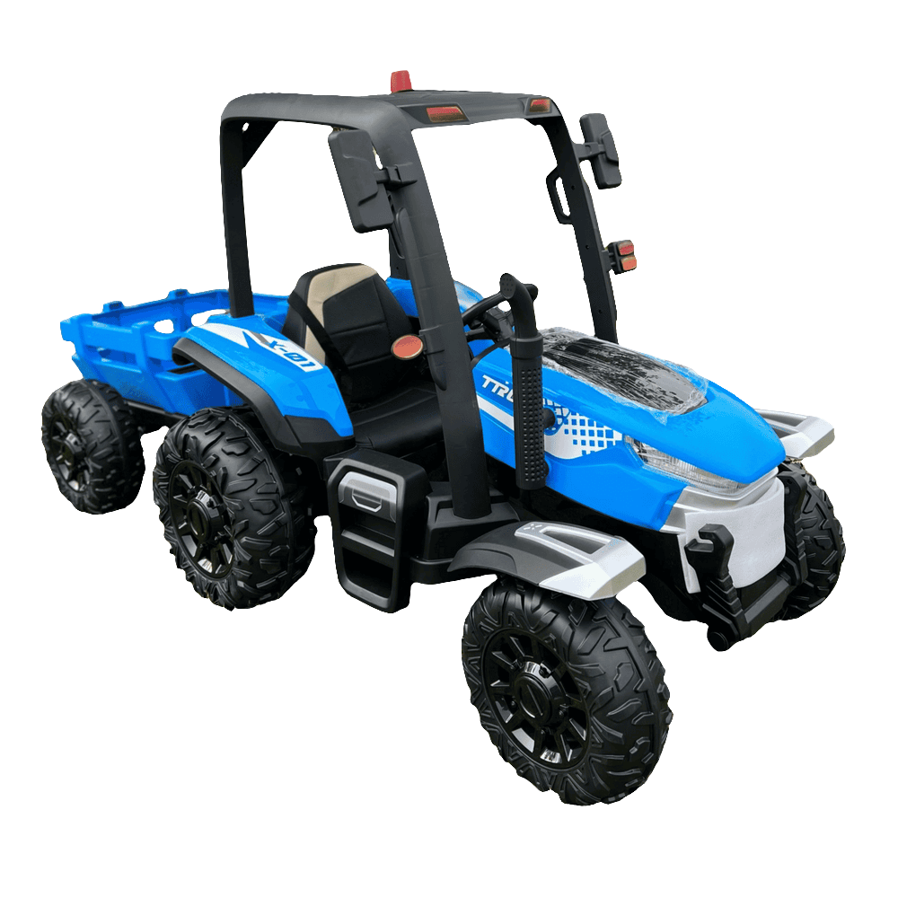 24V TRACTOR & TRAILER - BLUE