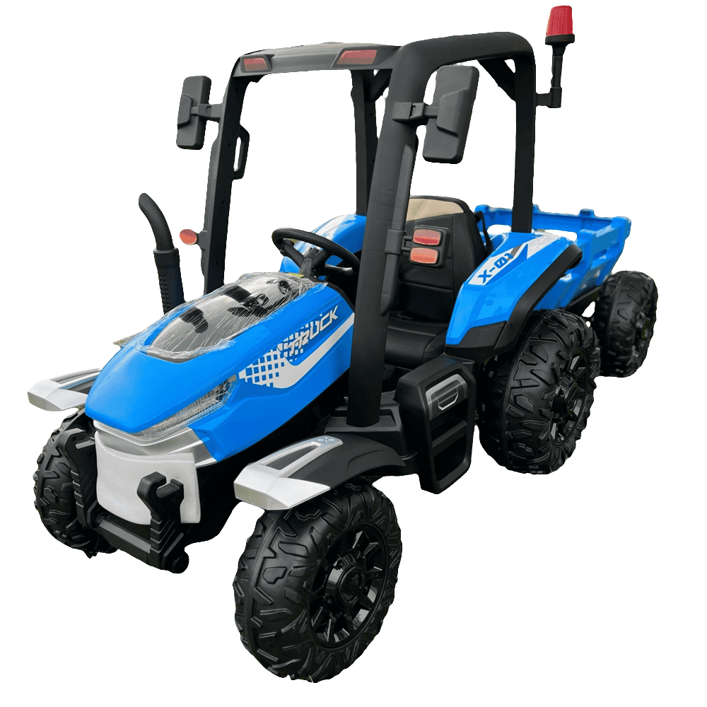 24V TRACTOR & TRAILER - BLUE