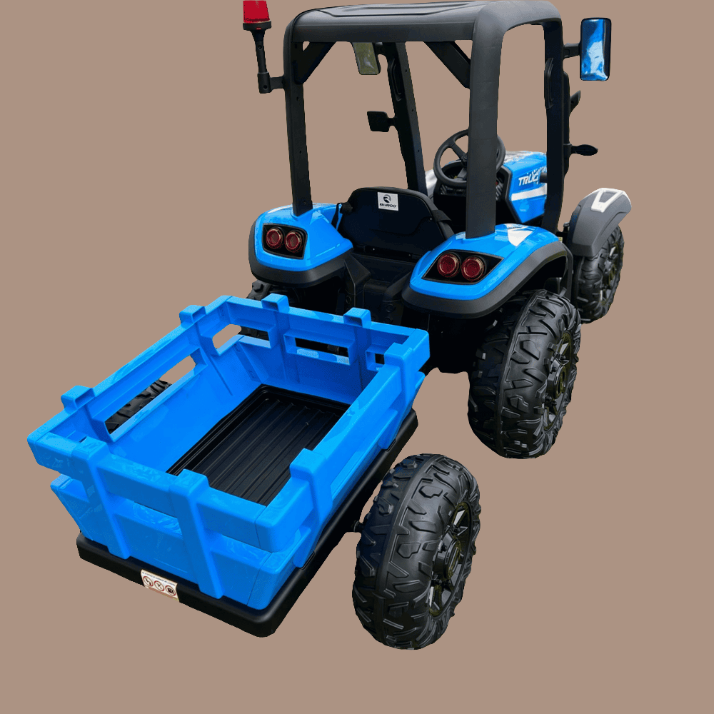 24V TRACTOR & TRAILER - BLUE
