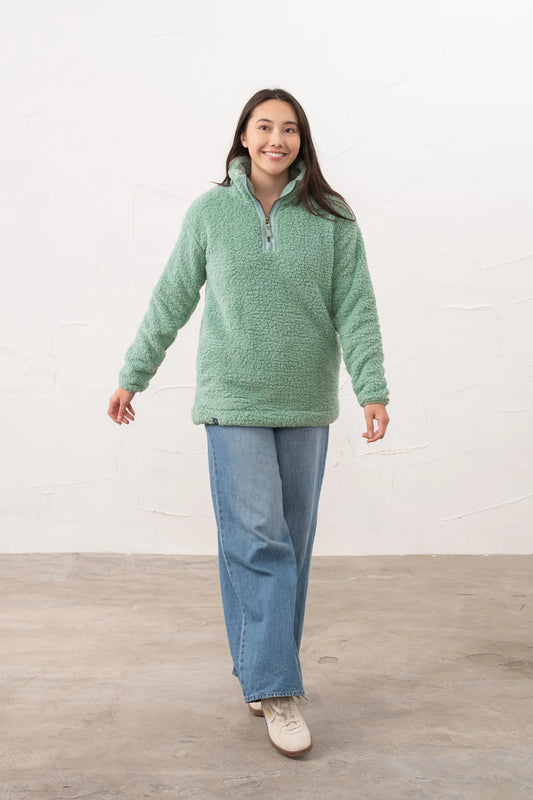 BAY SHERPA FLEECE - BASIL