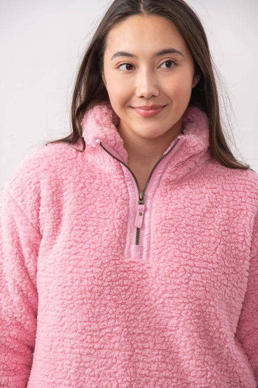 BAY SHERPA FLEECE - PINK