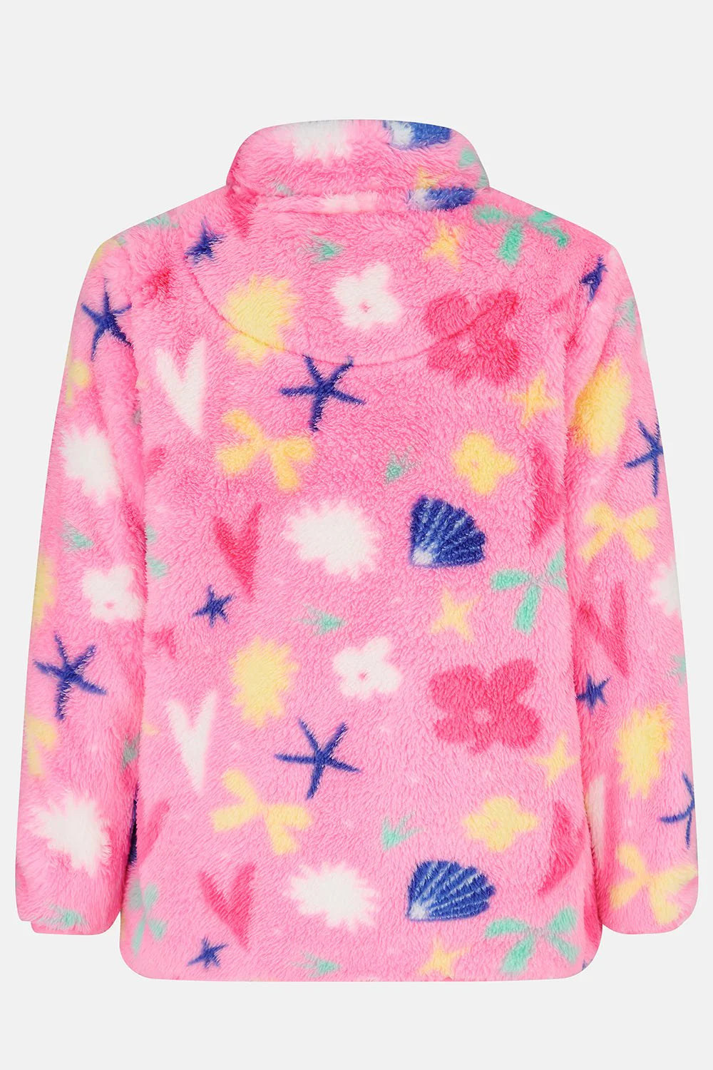 CLAIRE FLEECE - FLURO PINK