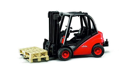 LINDE FORKLIFT WITH TWO PALLETTS