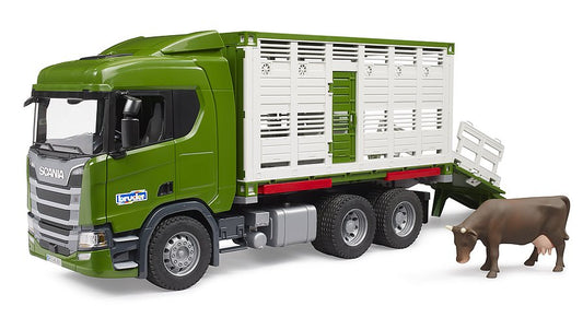 SCANIA SUPER 560R CATTLE TRANSPORTATION TRUCK WITH 1 COW