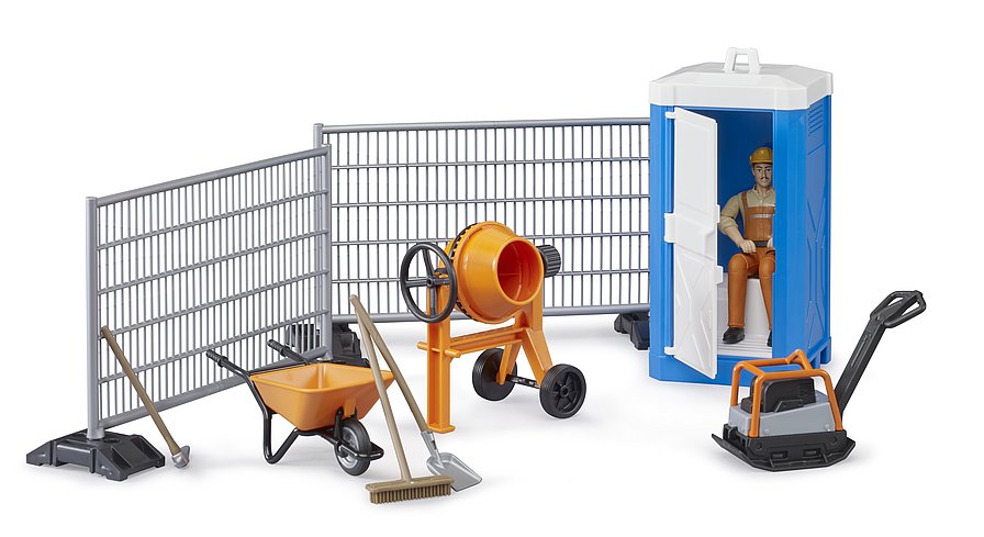 BRUDER - CONSTRUCTION WORKER SET