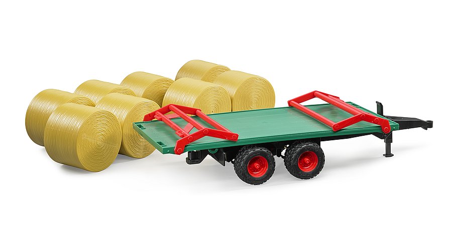 BALE TRANSPORT TRAILER - WITH 8 BALES