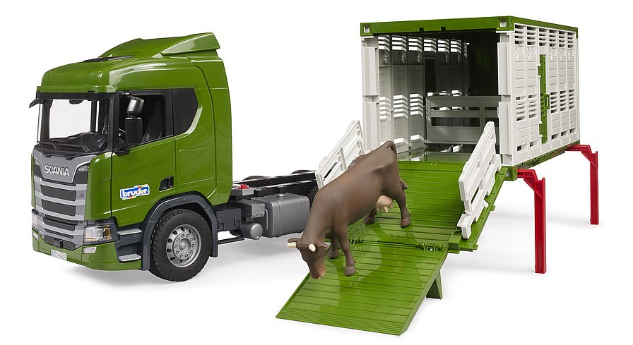 SCANIA SUPER 560R CATTLE TRANSPORTATION TRUCK WITH 1 COW