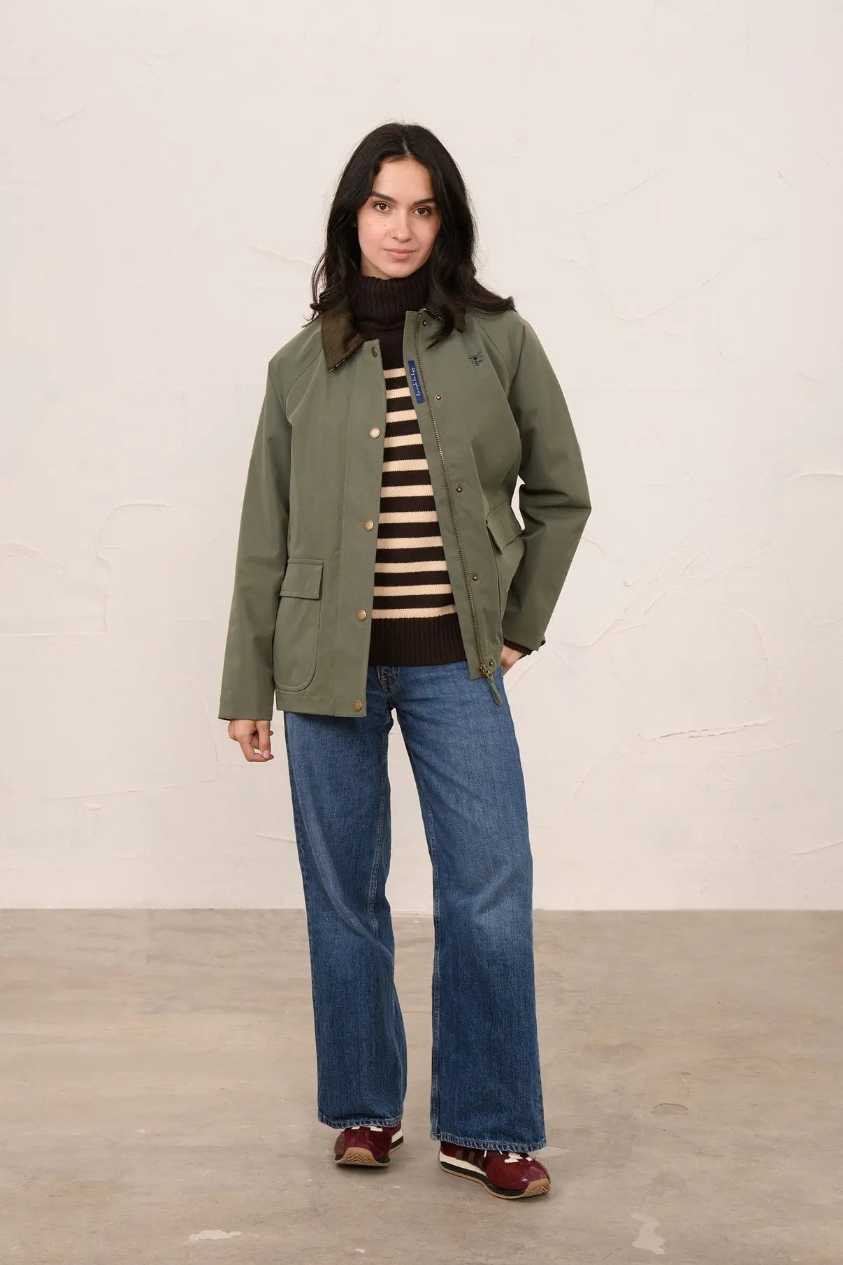 DEVON WATERPROOF COAT - OLIVINE