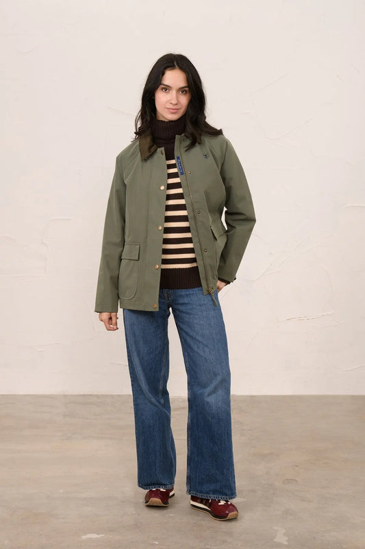 DEVON WATERPROOF COAT - OLIVINE