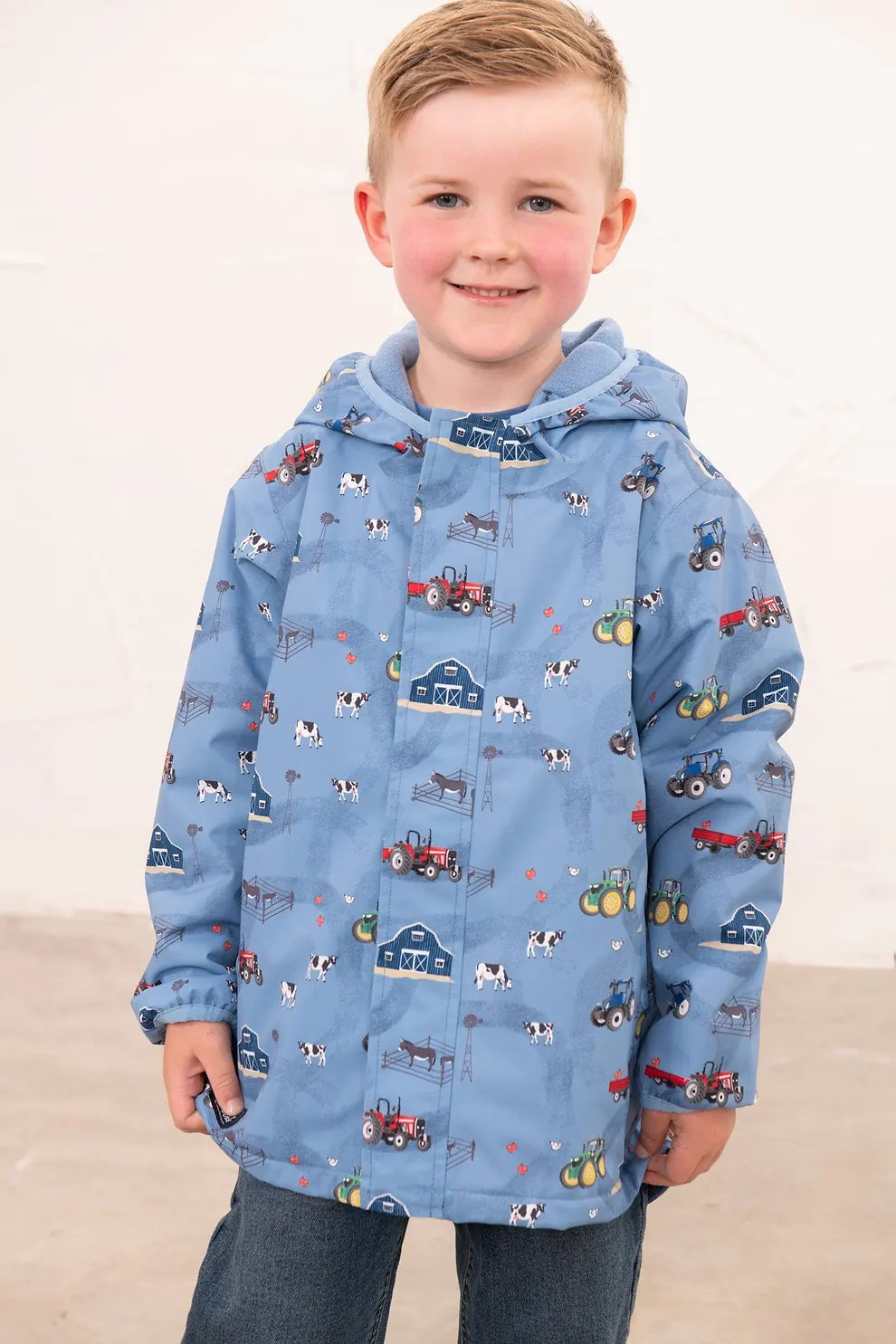 FINLAY COAT - FARM PRINT