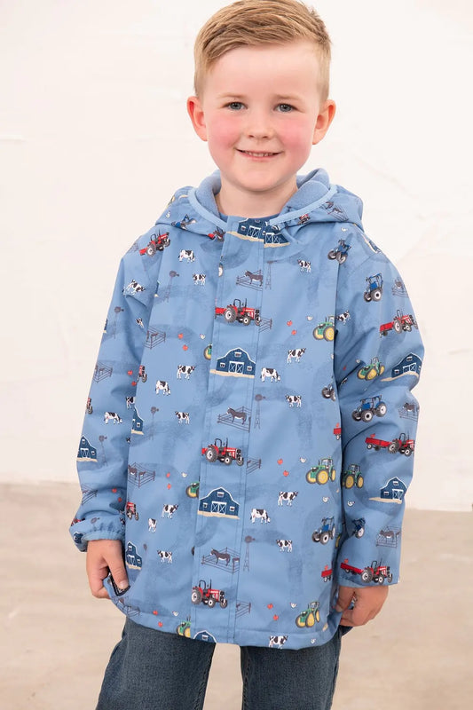 FINLAY COAT - FARM PRINT