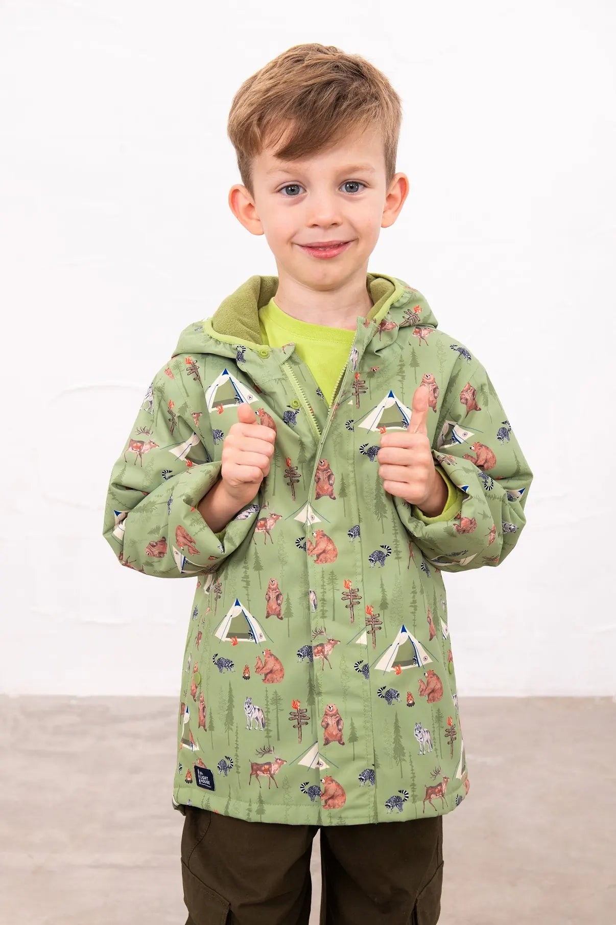 FINLAY COAT - WOODLAND PRINT