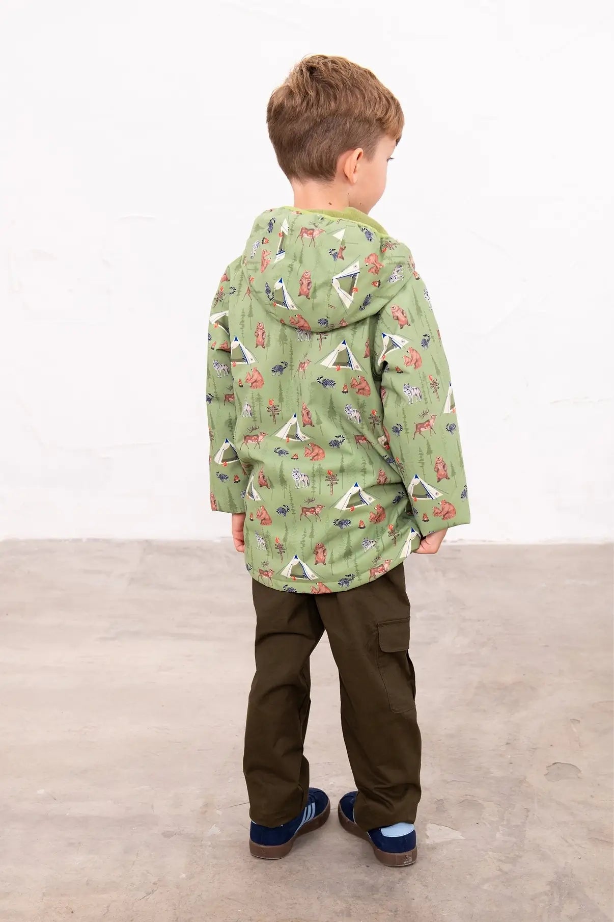 FINLAY COAT - WOODLAND PRINT