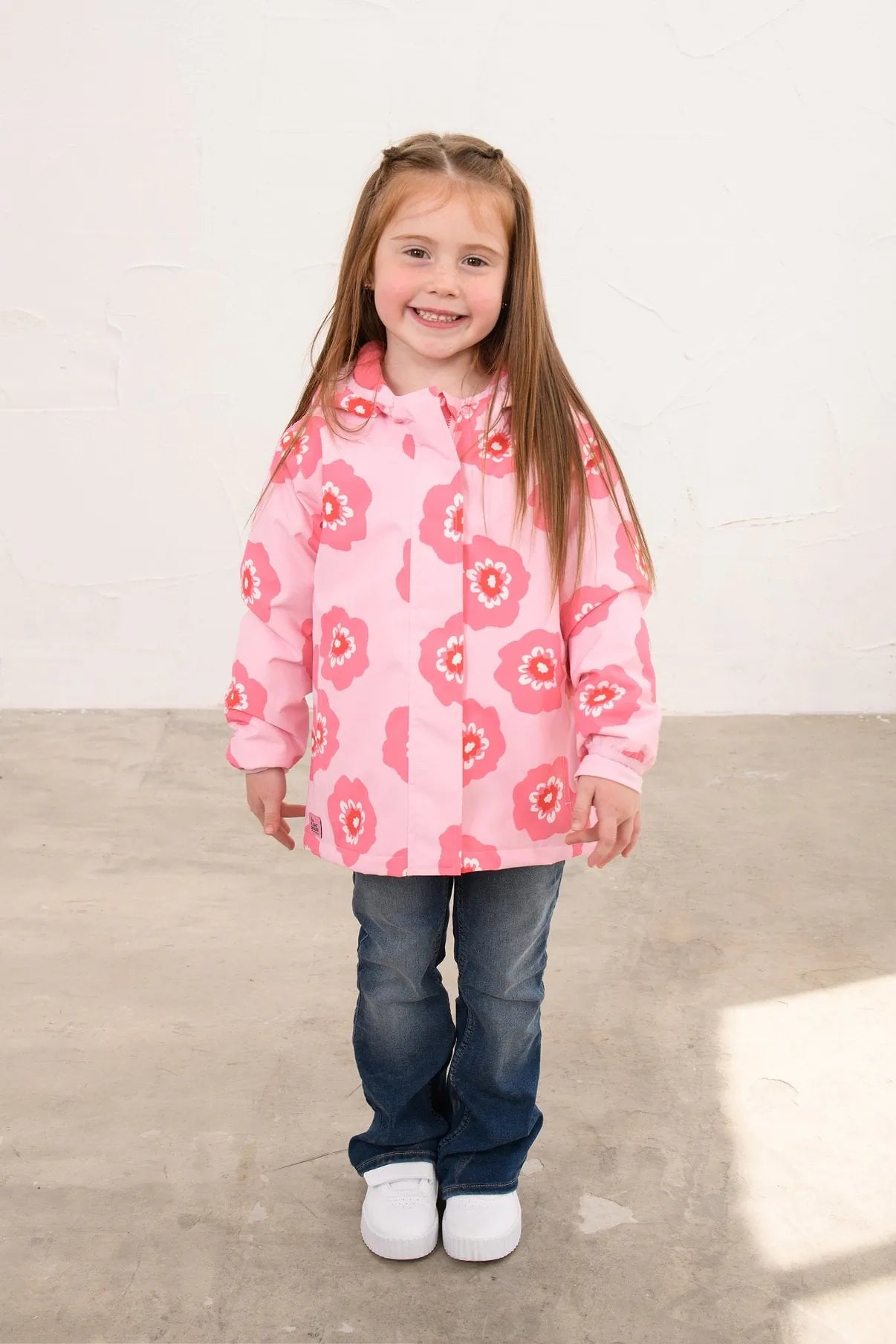 FREYA COAT - PINK FLOWER