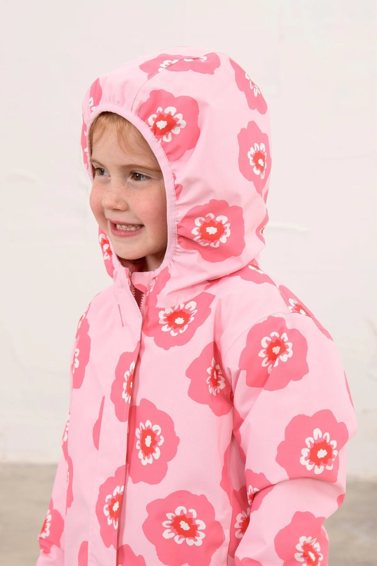 FREYA COAT - PINK FLOWER