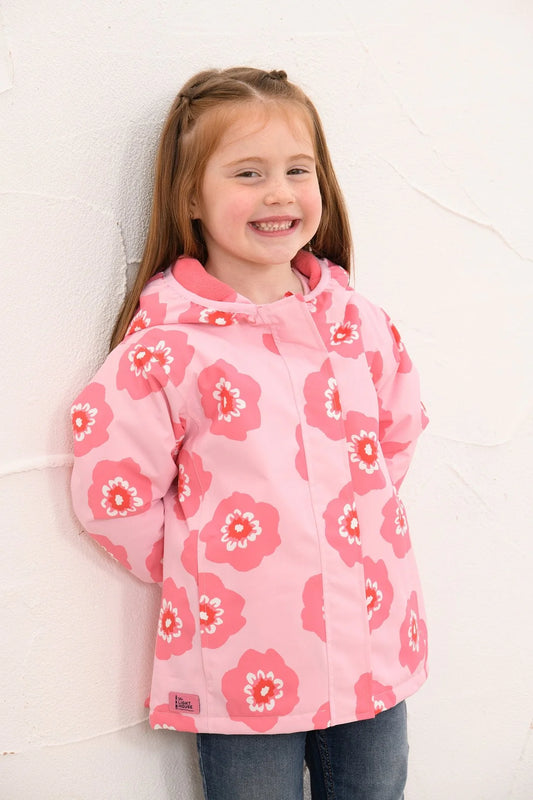 FREYA COAT - PINK FLOWER