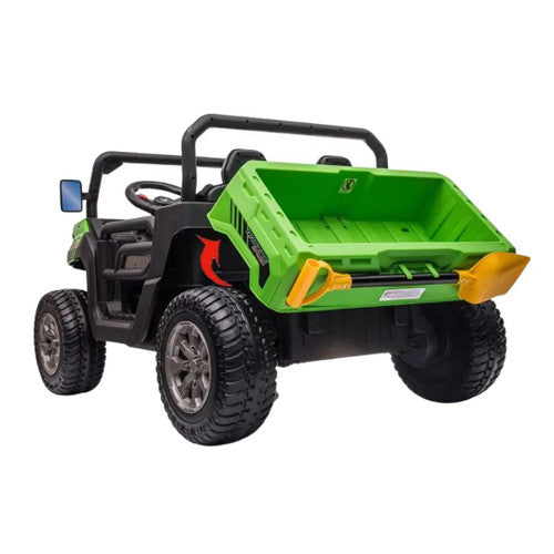AgriBuddy With Rear Tipper 12V Electric Ride On Buggy GREEN