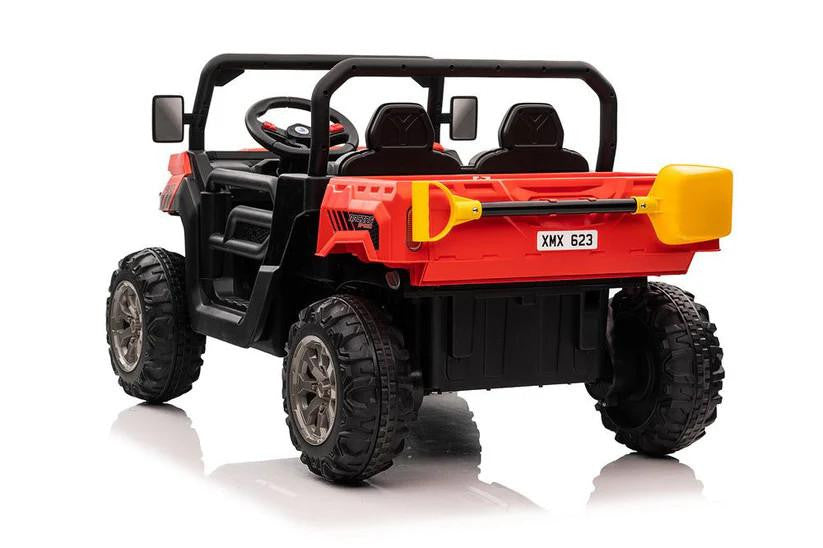 AgriBuddy With Rear Tipper 12V Electric Ride On Buggy Red