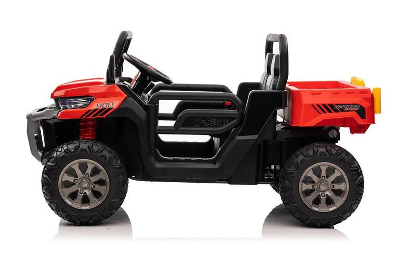 AgriBuddy With Rear Tipper 12V Electric Ride On Buggy Red