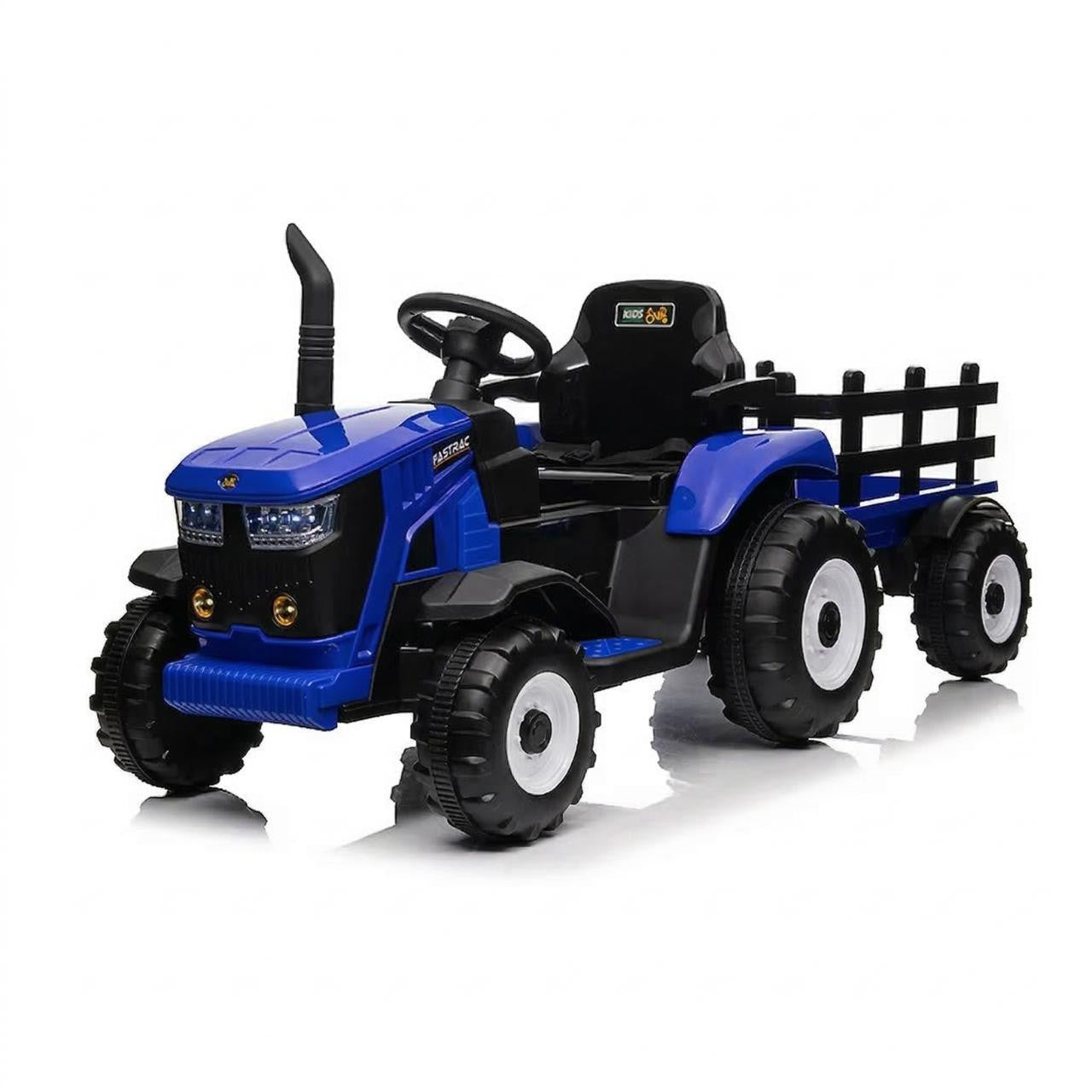 TURBO HARVEST 12V TRACTOR /TRAILER -BLUE