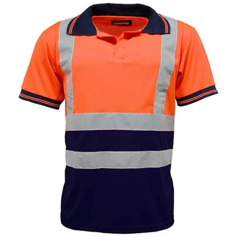 MENS HI-VIS SHORT SLEEVE POLO