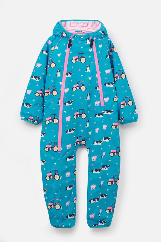 JAMIE PUDDLESUIT - TEAL TRACTOR PRINT