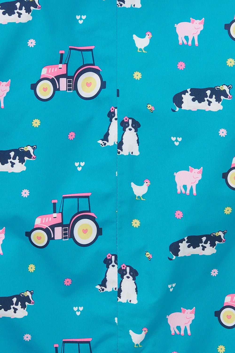 JAMIE PUDDLESUIT - TEAL TRACTOR PRINT