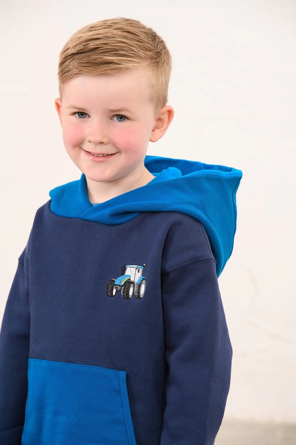 JASPER HOODIE - BLUE TRACTOR