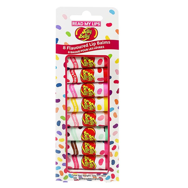 LIP BALM - 8 FLAVOURED LIP BALMS