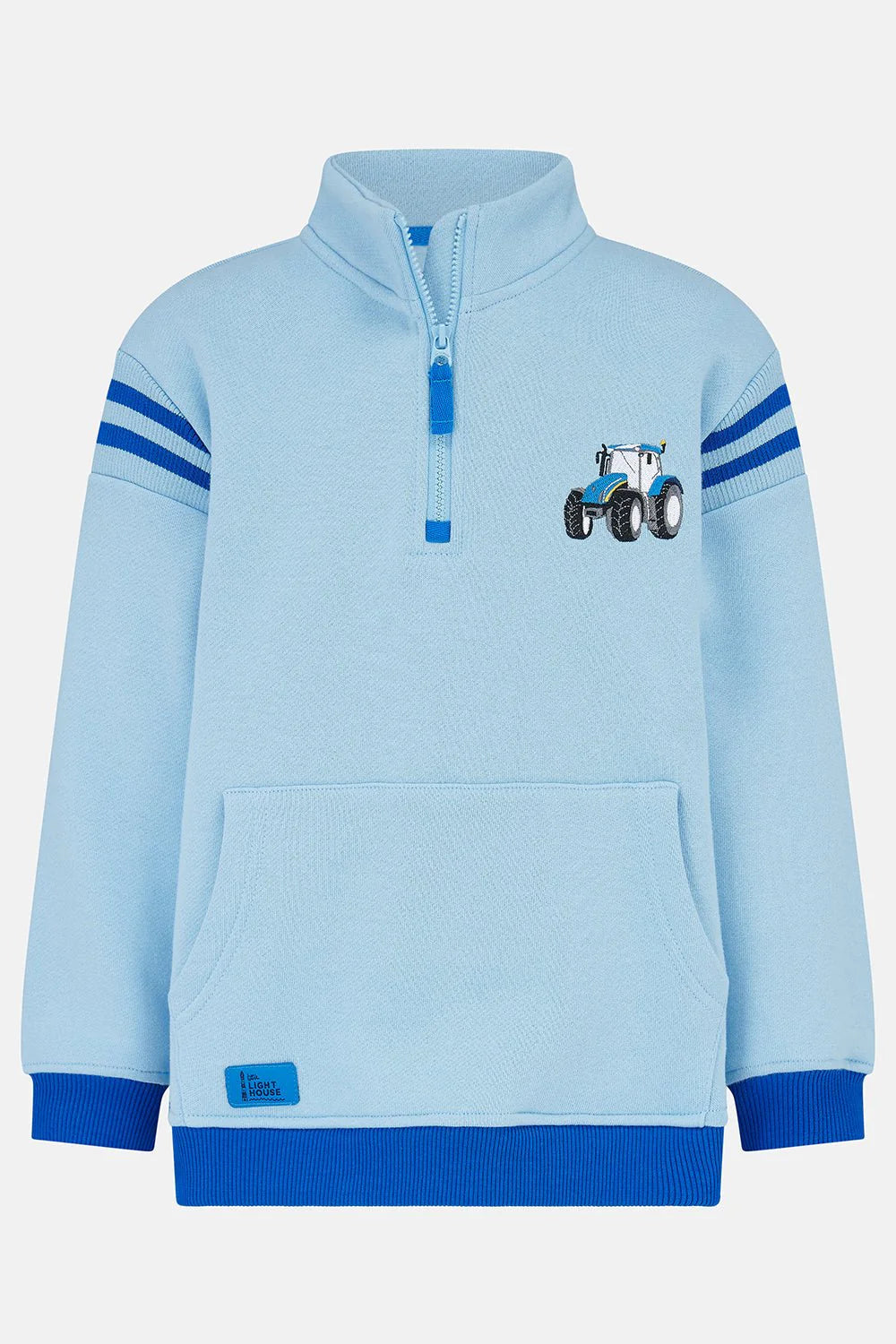 JONAH SWEATSHIRT - BLUE TRACTOR
