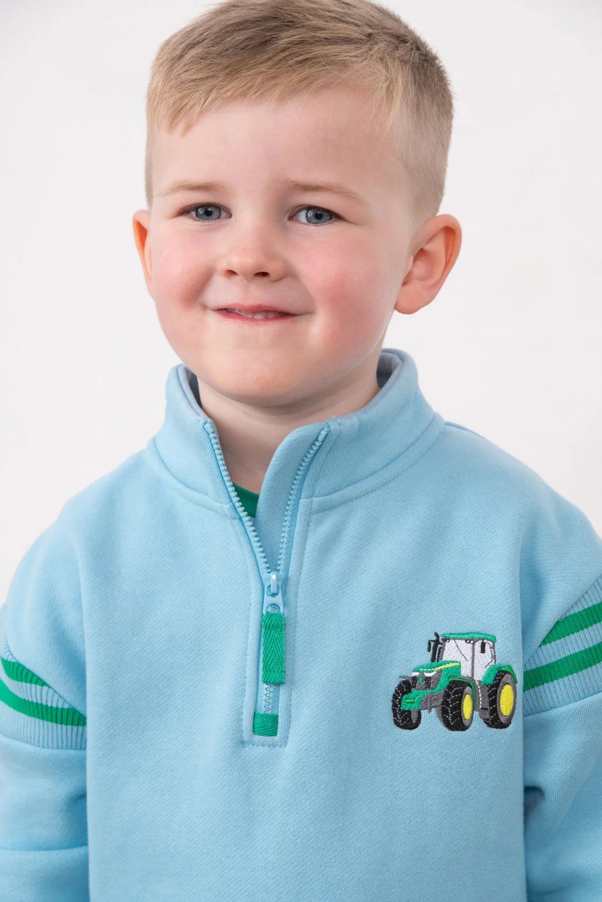 JONAH SWEATSHIRT - GREEN TRACTOR