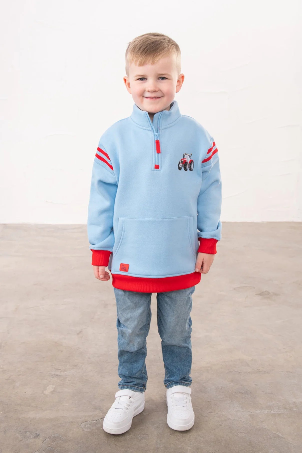 JONAH SWEATSHIRT - RED TRACTOR
