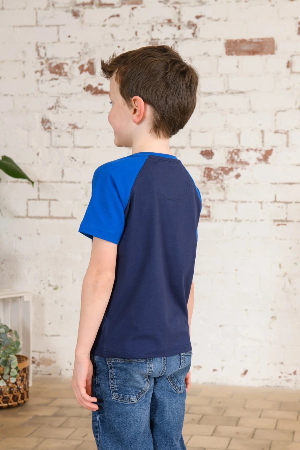 MASON T SHIRT - BLUE FRONT LOADER