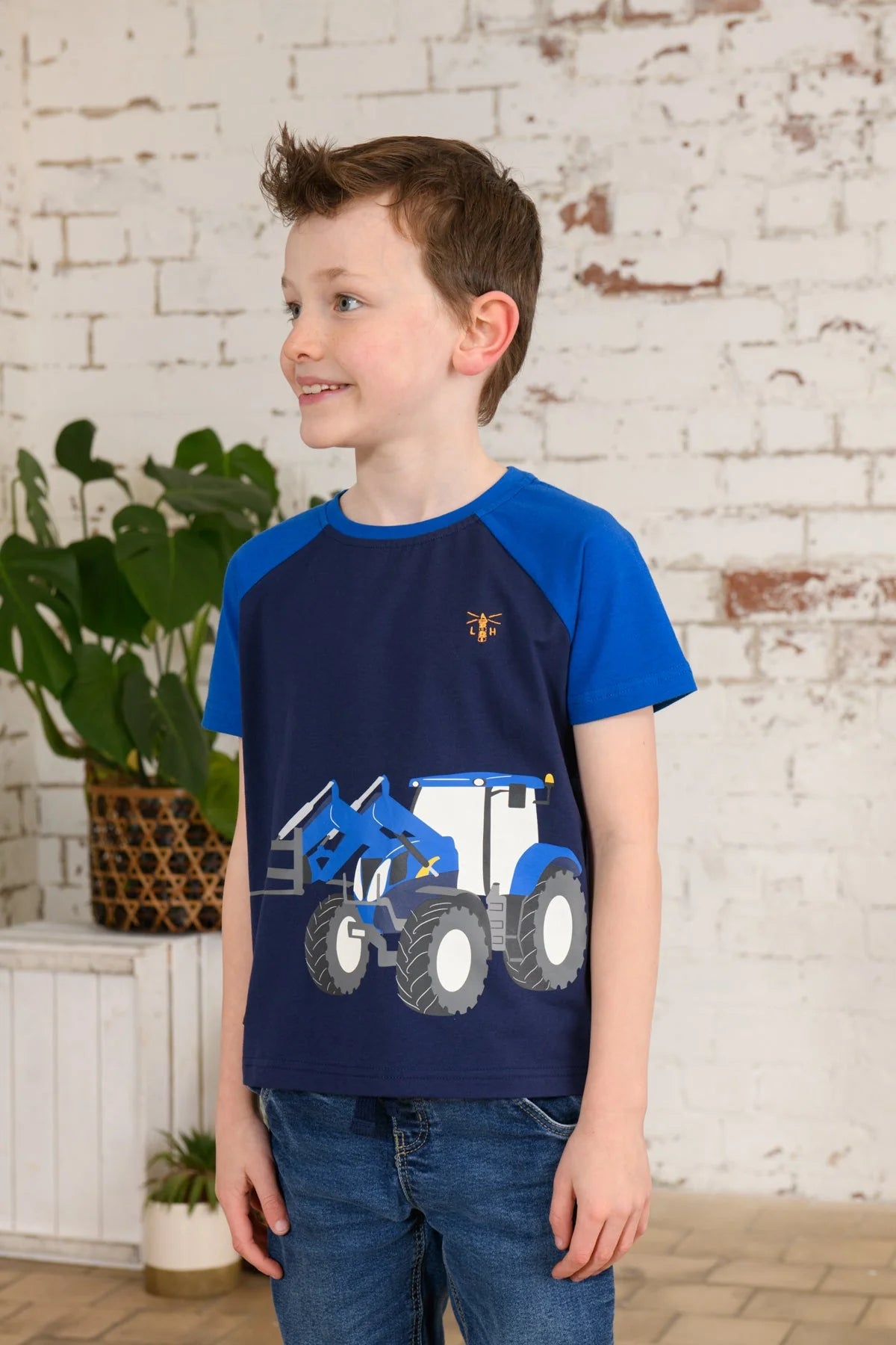 MASON T SHIRT - BLUE FRONT LOADER