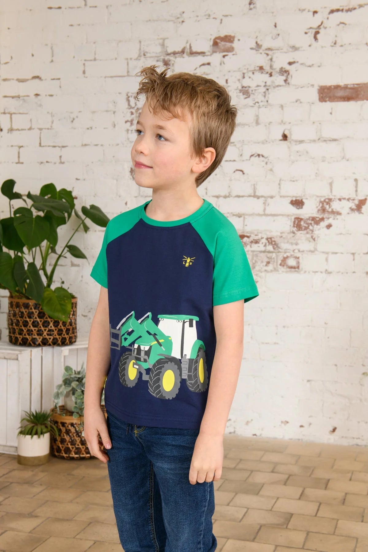 Mason Tee Shirt - Green Front Loader