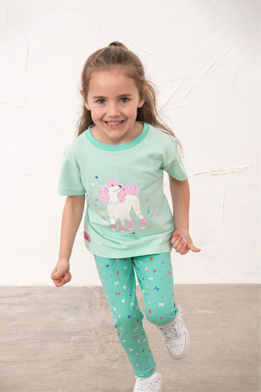 MOLLIE LEGGINGS - TIFFANY PRINT