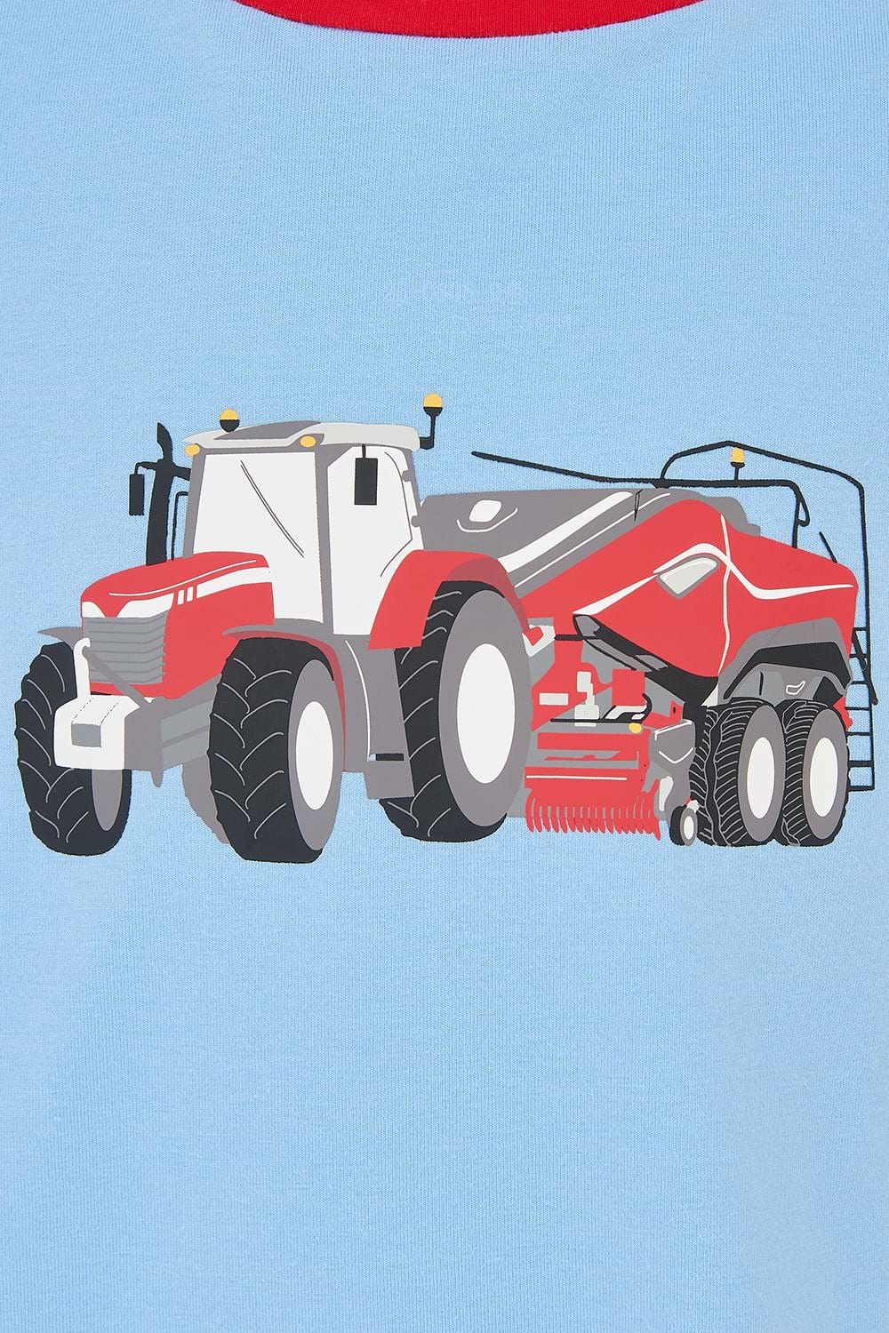 OLIVER SHORT SLEEVE TOP - RED BALER