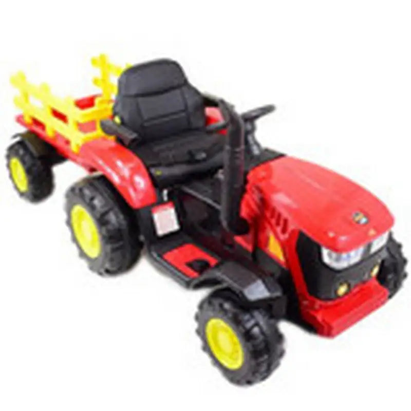 TURBO HARVEST 12V TRACTOR /TRAILER -RED