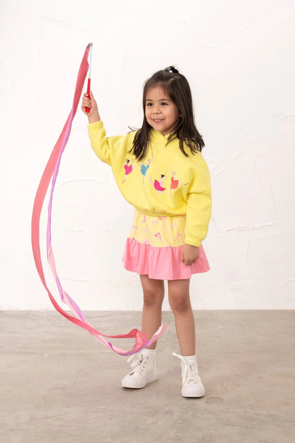 WINNIE HOODIE - YELLOW BALLERINA