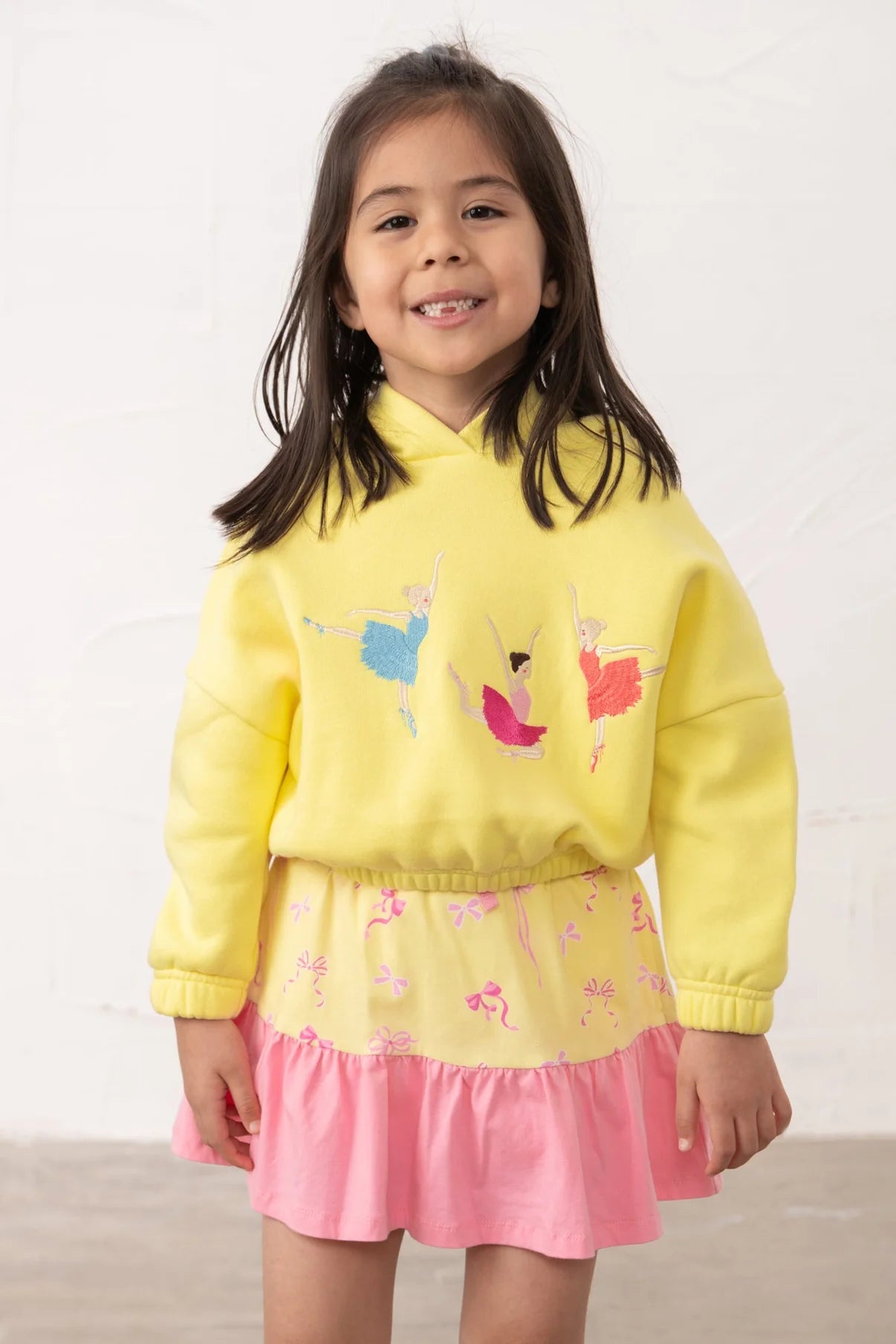 WINNIE HOODIE - YELLOW BALLERINA
