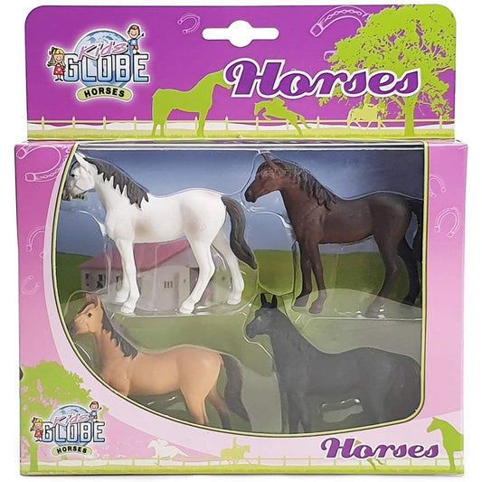 KIDS GLOBE "HORSES 4 PACK"