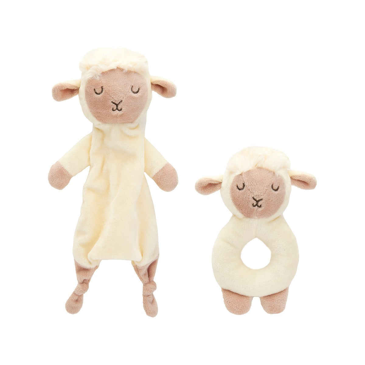 LAMB COMFORTER & RATTLE SET