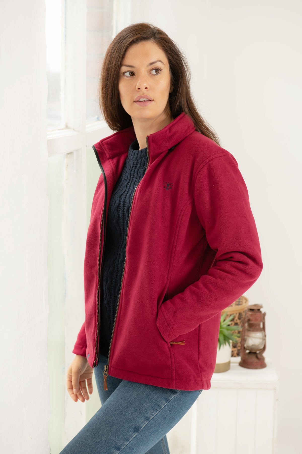 ASHBY FLEECE - BERRY