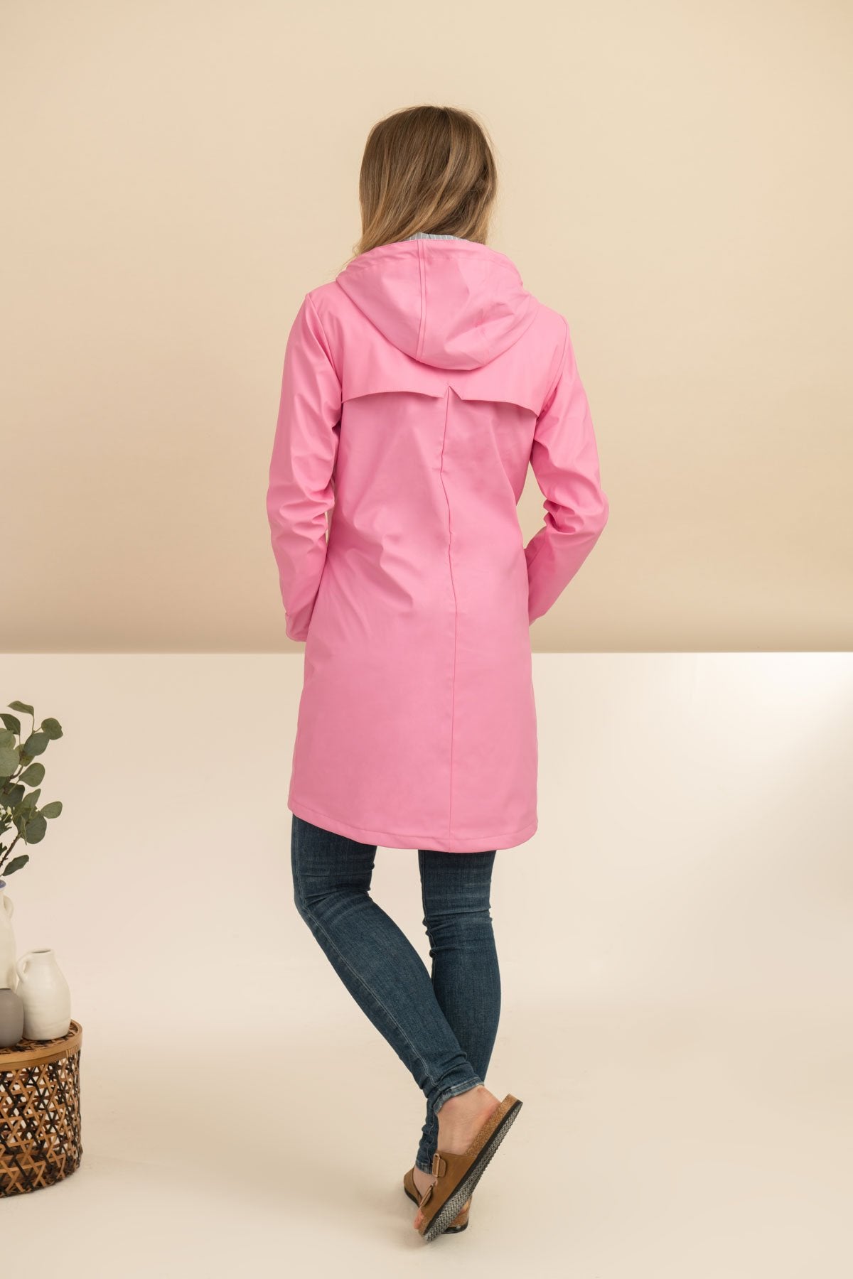 LIGHTHOUSE LONG BOWLINE JACKET - SOFT PINK