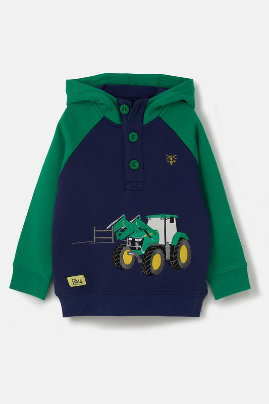 JACK HOODY -GREEN FRONT LOADER
