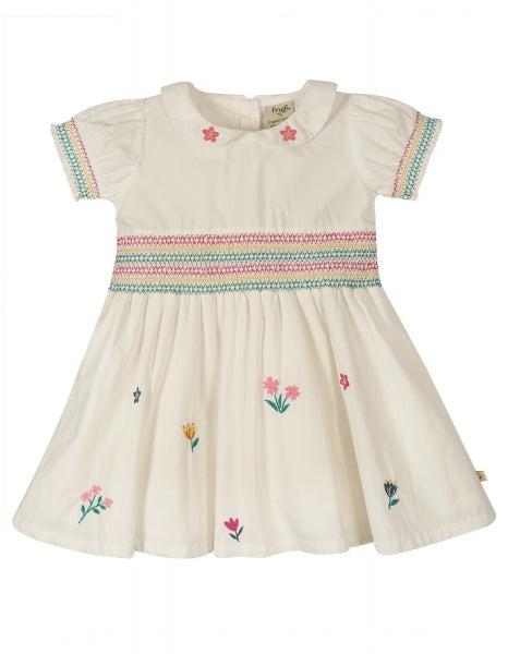 FRUGI POSY EMBROIDERED DRESS