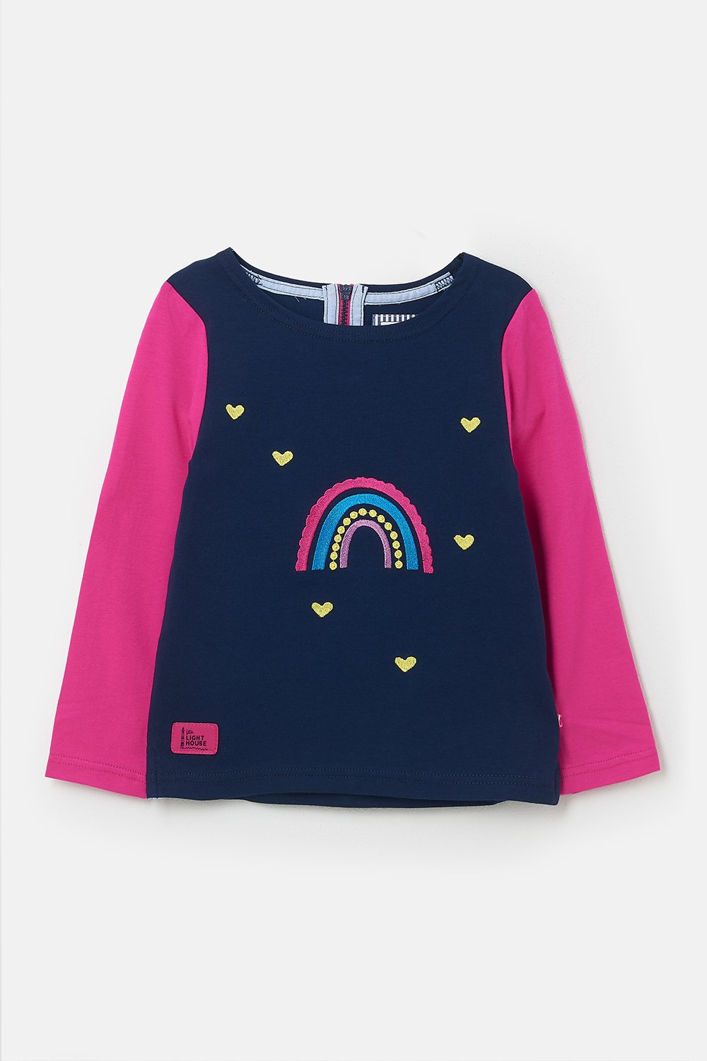 LONG SLEEVE - RAINBOW APPLIQUE