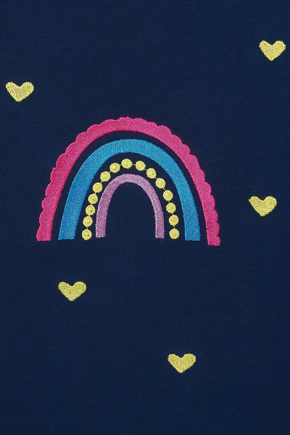 LONG SLEEVE - RAINBOW APPLIQUE